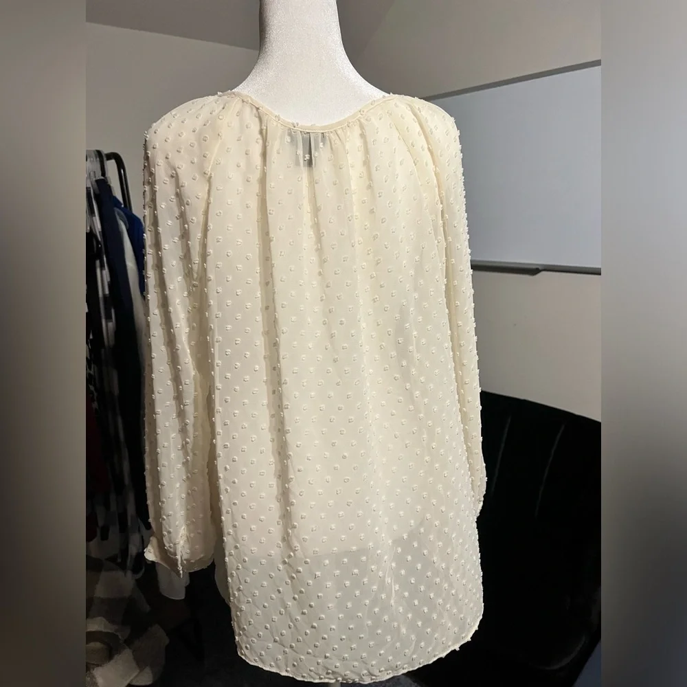 J. Crew Polka Dot Print Blouse